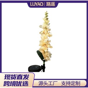 Luz solar de jazmín LED para exteriores, jardín, césped, paisaje, luz decorativa nocturna con panel solar para patio. - Product Image 6