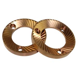 Molinillo de café espresso con muelas de 64 mm, chapado en titanio dorado, para cafeterías - Product Image 1