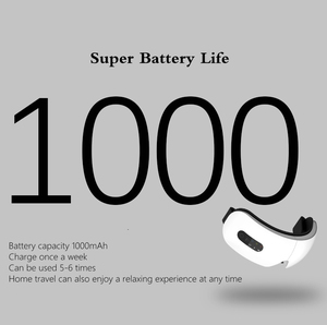 Thông minh Điện mắt huấn luyện viên kính với <span class=keywords><strong>Bluetooth</strong></span> âm nhạc & giọng nói phát sóng Vibrator Eye Massager để cải thiện tầm nhìn - Product Image 2