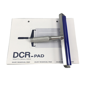 10Inch Hợp Kim Xử Lý Phòng Sạch Màu Xanh Tái Sử Dụng Điện Tử Sạch PCB Hạt Thấp Silicone Dính Con Lăn Công Cụ Làm Sạch - Product Image 5