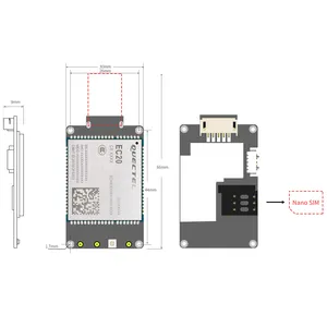 高品質のワールドワイドLTEMTSおよびGSM/GPRS/EDGEカバレッジ4g EG25-G ModuleGLobal3G4gUSBドングル