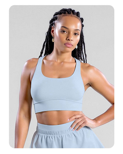 Reggiseno Sportivo da Donna Stile Americano Semplice e alla Moda, Aderente, Senza Cuciture, ad Asciugatura Rapida, per Corsa Indoor, <span class=keywords><strong>Sexy</strong></span> e Atletico - Product Image 6