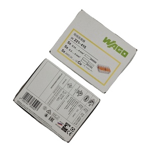 221-415 wagos nối 5 dây dẫn 221-415 wagos nối nối với đòn bẩy 221415 5 cách kết nối 4mm jack mùa xuân 221 415 - Product Image 2