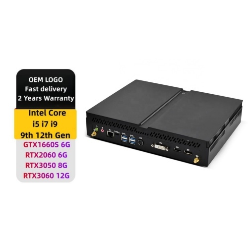 New Intel Core I5 I7 I9 9th 12th Gen Mini Pc GeForce RTX3050 RTX3060 With 4 Usb3.0 8gb Ram 128gb Ssd Mini Pc Computer