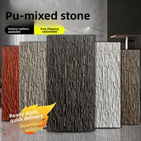 Panneaux muraux décoratifs modernes en mousse PU de qualité supérieure pour salle de bain, hôtel, villa et usage extérieur avec installation rapide