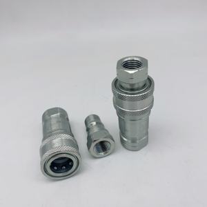 Conectores rápidos hidráulicos de alta calidad 1/2 BSP NPT Acoplador rápido hidráulico de acero al carbono 1/4 "NPT Acoplador rápido de" NPT - Product Image 3