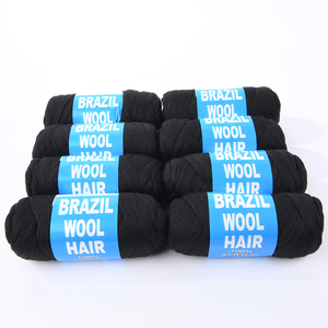 Fil de polypropylène BCF <span class=keywords><strong>PP</strong></span> 2500D-5000D 60-150G en gros pour perruques et tresses - Product Image 2
