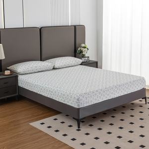 Sábana Ajustable Bordada de Algodón Orgánico Personalizada con Fibra de Plata, 400 Hilos, para Cama, Uso en Hoteles y Hogares, Todas las Temporadas - Product Image 3