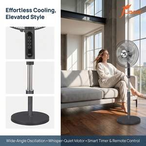 <span class=keywords><strong>Ventilateur</strong></span> sur pied en métal de 18 pouces avec télécommande, <span class=keywords><strong>ventilateur</strong></span> commercial moderne pour <span class=keywords><strong>bureau</strong></span> de direction et maison, CE CB ROSH - Product Image 3