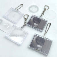 Cadeaux personnalisés pour concerts de célébrités, boîte DIY, mini boîte en plastique vide, porte-clés NFC, porte-clés disque CD, porte-clés album musical