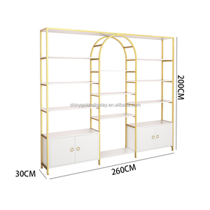 Bán lẻ mỹ phẩm hiển thị đứng sản phẩm làm đẹp cửa hàng kệ trưng bày mỹ phẩm kệ trưng bày tường gỗ mỹ phẩm kệ trưng bày - Product Image 6