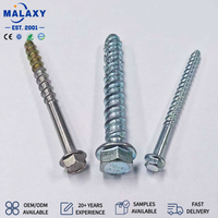 Vis à tête hexagonale en acier au carbone Malaxy électrogalvanisé M6-M20