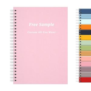 School 100 Pages Spiral Notebooks and Pen Set School Supplies <b>Journal</b> Custom Branded Spiral Notebook With Custom Logo - Product Image 1