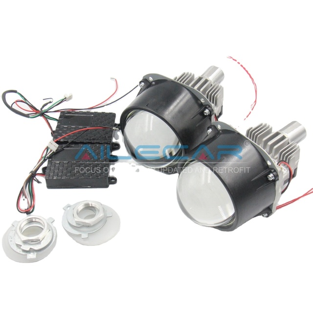 AILECAR Retrofit Bi Led Projector Lens Headlight for Any Car 2.5/3.0 Inch