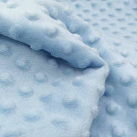 Tissu en velours minky à pois gaufrés 100% polyester super doux, textile d'ameublement, tissu en velours Velboa, peluche, couverture pour bébé