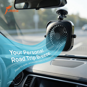 Ventilatore USB a ventosa <span class=keywords><strong>per</strong></span> parabrezza auto, mini ventilatore di raffreddamento silenzioso con flusso d'aria a vortice <span class=keywords><strong>per</strong></span> scrivania ufficio, divisorio, montaggio su vetro - Product Image 2