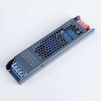 Controlador LED de Corriente Constante y Voltaje de 12v 24v CA CC, Fuente de Alimentación Conmutada para CCTV, IP20, Interior, Ultra Delgado, SMPS, Fuente de Alimentación Única