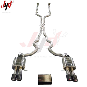 Échappement JYD <span class=keywords><strong>E60</strong></span> M5 pour <span class=keywords><strong>BMW</strong></span> M5 <span class=keywords><strong>E60</strong></span> E61 5.0L <span class=keywords><strong>V10</strong></span> Big Single Midpipe Valvetronic Silencieux Valved Catback avec embouts d'échappement - Product Image 6
