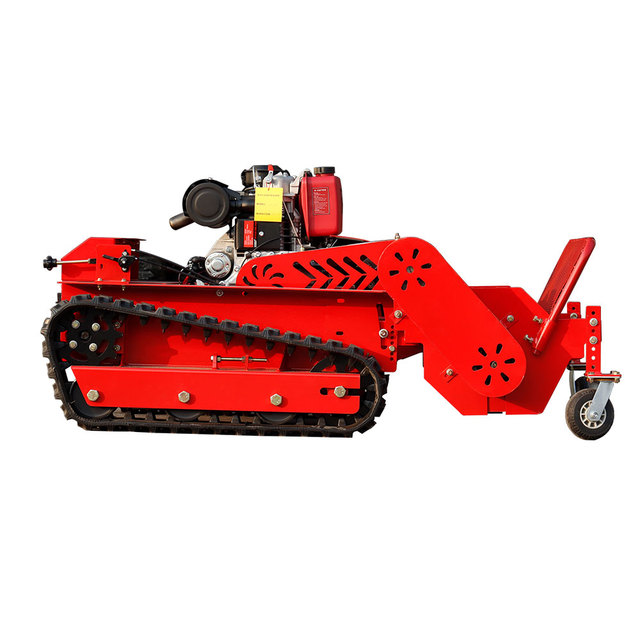 New Design Diesel Engine Large Power Remote Control Lawn Mower Robot Lawn Mower Multi Purpose Rc Lawn Mower for Farmer