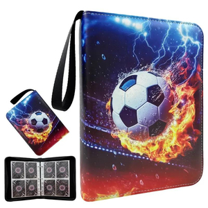 Y Y Custom 400-Pocket Football Card Binder, 4-Pocket Waterproof Album with Removable Sleeves for Collectors - Product Image 3