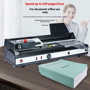 ערבוב 450 מנגן a4 הצעת מכונת דבק אלחוטית להמס חם מכונת כריכת משרד מלא אוטומטי עם ידני עבור ספרים a4 ספרים - Product Image 2