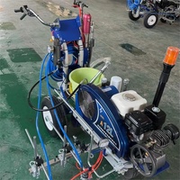Machine de marquage routier manuelle à peinture froide pour la délimitation des parkings, haute efficacité, à vendre