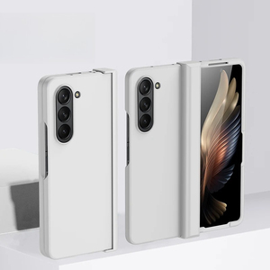 <span class=keywords><strong>Funda</strong></span> 3 en 1 con Conexión de Bisagra para Samsung <span class=keywords><strong>Galaxy</strong></span> <span class=keywords><strong>Z</strong></span> <span class=keywords><strong>Fold</strong></span> 6 5 3 <span class=keywords><strong>4</strong></span>, Carcasa Rígida Color Macaron para Fold5 Fold4 Fold3 - Product Image 4
