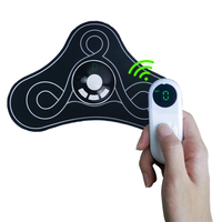 Tapis de massage portable rechargeable à impulsions, 8 modes, 18 vitesses, relaxant musculaire pour le cou, les bras, la taille, en forme d'aile de cygne