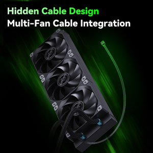Manusia salju 360mm AIO Dual <span class=keywords><strong>Loop</strong></span> pendingin air efisiensi tinggi pendingin CPU cair dengan Enhanced cairan tidak ada LED - Product Image 5