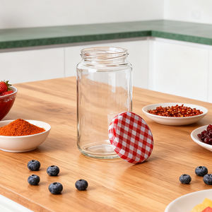 Vente en gros <span class=keywords><strong>de</strong></span> contenants <span class=keywords><strong>de</strong></span> stockage alimentaire <span class=keywords><strong>de</strong></span> 8 oz, <span class=keywords><strong>pots</strong></span> en verre transparent ronds <span class=keywords><strong>vides</strong></span>, bocaux <span class=keywords><strong>de</strong></span> 240 ml, <span class=keywords><strong>pots</strong></span> pour sauce piquante, cornichons, chili, mise en conserve - Product Image 4