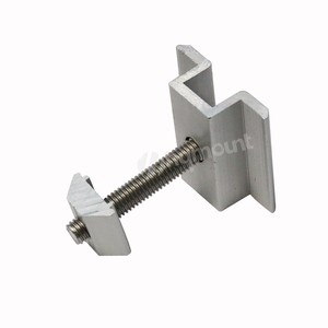 China Solar Mount Manufacturer 35mm-50mm <strong>Framed</strong> Solar Panel Mid <strong>Clamp</strong> Universal PV Mounting Rail <strong>Clamp</strong> - Product Image 4