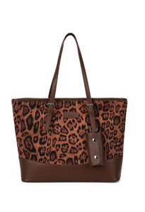 Nouveau sac à bandoulière pour femme en cuir PU souple, motif léopard, grande capacité, sac fourre-tout tendance pour femme - Product Image 6