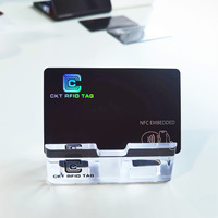 Cktrfd – nouveau Logo personnalisé coloré noir mat NFC cartes Business Pvc PVC cartes NFC Pvc