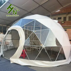 简单设计圆门豪华圆顶帐篷预制冰屋温室帐篷可移动野营帐篷防水