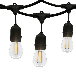 핫 세일 태양 S14 Sting 빛 야외 45ft 사용자 정의 비바람에 정원 led 문자열 조명 - Product Image 1