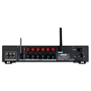 Console de mixage audio professionnelle 6 canaux avec écran LCD HD, FM, USB pour systèmes sonores domestiques et commerciaux, <span class=keywords><strong>amplificateur</strong></span> - Product Image 4