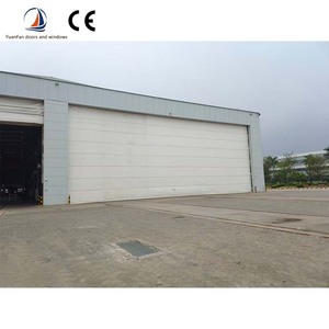 Kích thước lớn cửa sổ trong suốt bespoke tối giản công nghiệp PVC con lăn màn trập cửa bền thiết kế đóng mở cho sử dụng ngoài trời - Product Image 1