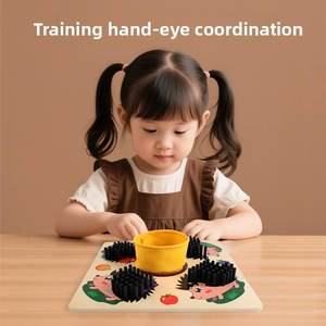 Éducation précoce Jeux <span class=keywords><strong>de</strong></span> société Série sensorielle Jeux <span class=keywords><strong>de</strong></span> hérisson Interaction parent-enfant Main Mouvement fin Jouets d'entraînement sensoriel - Product Image 6