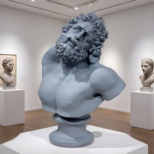 Grande sculpture en résine Laocoon, statue de la <span class=keywords><strong>mythologie</strong></span> <span class=keywords><strong>grecque</strong></span>, décoration d'art <span class=keywords><strong>nordique</strong></span> de luxe pour la maison, le bureau ou le couloir, hauteur 68 cm - Product Image 3