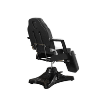 Fauteuil de Beauté Moderne de Haute Qualité pour Salon, Lit Facial Hydraulique Rotatif, Chaise de Tatouage et de Piercing, Réglable en Hauteur, en Cuir PU