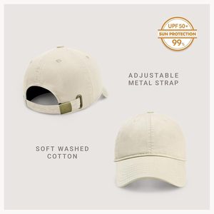 Unisex Cotton <b>Baseball</b> <b>Cap</b> Adjustable Lightweight Curved Brim Twill Fabric Premium Dad Hat for Men and Women - Product Image 2