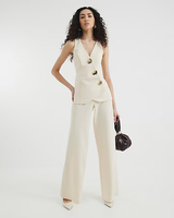 Gilet asymétrique sur mesure, débardeur hybride grande taille, long, infroissable, respirant, décontracté, sexy, pour femmes, OEM ODM, vêtements féminins