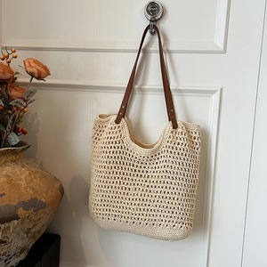 Nouveau sac à bandoulière décontracté pour femme, style paresseux ajouré, avec tricot épais, collection Printemps - Product Image 1
