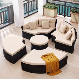 Sofá de Exterior Novo Design <span class=keywords><strong>2026</strong></span>, Estilo 2025, à Prova de Sol e Água, Conjunto de Sofá de Rattan para Sala de Estar e Pátio, Venda Quente - Product Image 6