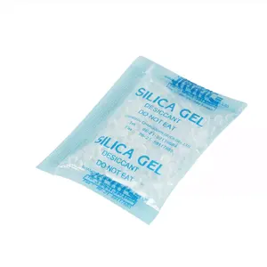 Beyaz silika jel kurutucu boncuk çanta 0.5g 1g 2g 5g 10g 20g 30g 75g 100g özelleştirilmiş paket silika jel kurutucu paket