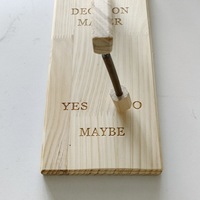 Nouveau design en bois magnétique décideur pendule jeu de table pendule en bois unique idée cadeau pour Noël Thanksgiving