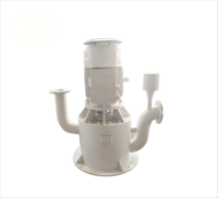 Pompe centrifuge auto-amorçante automatique à moteur électrique vertical, compatible produits chimiques, pour transfert industriel