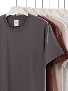 Camiseta de Hombre 100% Algodón, Cuello Redondo, Manga Corta, Corte Holgado, Tejido de Punto, para Impresión Personalizada, Uso Casual - Product Image 5