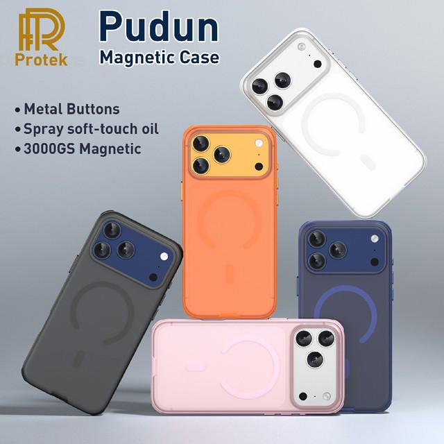 High Quality Luxury TPU+PC Shockproof Magnetic Anti-Fingerprint Wireless Charge Phone Case for Iphone 18 to 13 All Series