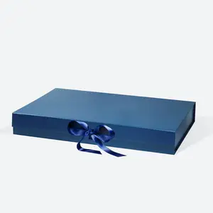 Caixa de presente dobrável ecológica personalizada, caixas magnéticas de embalagem para sapatos e roupas de presente de alta qualidade